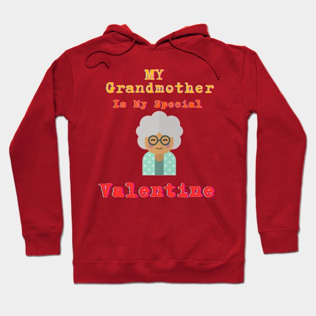 Grandma's Love T-shirt: Embrace Grandma's Warmth and Affection on Valentine's Day Hoodie by Oasis Designs